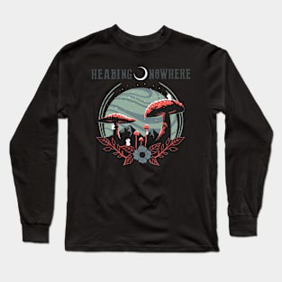 Heading Nowhere Blue/Red Planet Long Sleeve T-Shirt